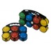 Jeu de boules 8 bals Kunststof in houder