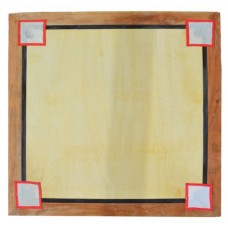 Carromboard Tournam.Naturel vierkant 89x89cm.