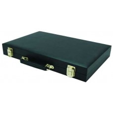 Backgammonkoffer 46 cm. Zwart Effen
* levertijd onbekend *