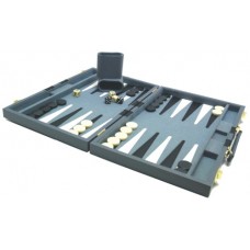 Backgammonkoffer 38 cm Grijs/wit/zwart
* levertijd onbekend *