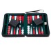 Backgammon met rits 9 inch Zwart