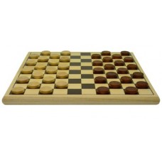 Schaak-Dam-Set hout bedrukt 29x29 cm.HOT Schaak-Dam-Set hout bedrukt 29x29 cm.HOT