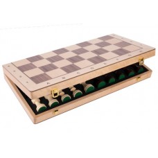 Schaakcassette Maat 4 Walnoot & Esdoorn Schaakcassette Maat 4 Walnoot & Esdoorn