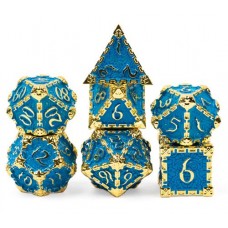 Dobbelstenenset Metaal Dolk Blauw Goud
* verwacht week 40 *