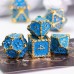 Dobbelstenenset Metaal Dolk Blauw Goud
* verwacht week 40 *