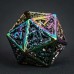 Dobbelstenenset Metaal Rainbow