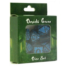 Dobbelstenen Set Druide Zwart/Blauw 7 delig 
* Verwacht week 39/40 *
