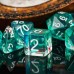 Dobbelst.Set Swirl Folie Blauw/groen/rood