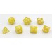 Dobbelstenen Goud Parelmoer 7 set Brick