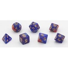 Dobbelstenen Stardust Blauw/Rood 7set
* levertijd onbekend *
