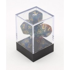 Dobbelstenen Stardust Blauw/Amber 7set
* levertijd onbekend *