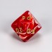 Dobbelstenen Jumbo Rood/Marmer 7 set Dobbelstenen Jumbo Rood/Marmer 7 set