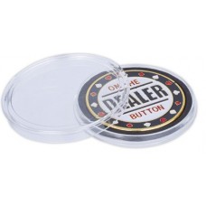Dealerbutton Poker Metaal 4 cm.