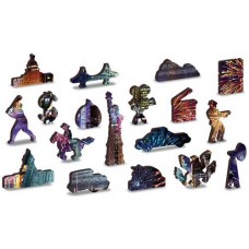 Wooden puzzle New York by night L 400 Wooden puzzle New York by night L 400