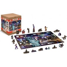 Wooden puzzle New York by night L 400 Wooden puzzle New York by night L 400