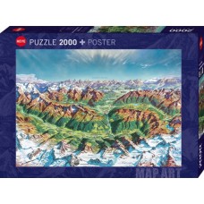 Puz.Alpine Mountain World 2000 Heye