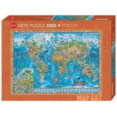 Puzzel Amazing World 2000 st.Heye 29846 Puzzel Amazing World 2000 st.Heye 29846