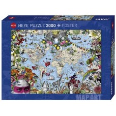 Puzzel Quirky World 2000 st. Heye 29913 Puzzel Quirky World 2000 st. Heye 29913