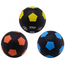 Voetbal Rubber Straat maat 5 Zwart 3ass. Voetbal Rubber Straat maat 5 Zwart 3ass.