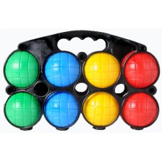 Jeu de boules 8 bals Kunststof in houder Jeu de boules 8 bals Kunststof in houder