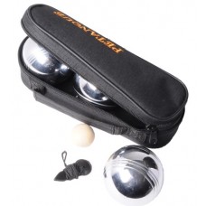 Jeu de Boules 3 Ballen in tas+rits zw.nylon Jeu de Boules 3 Ballen in tas+rits zw.nylon