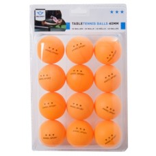 T.T. Bal Oranje 12 stuks op blister 3*st T.T. Bal Oranje 12 stuks op blister 3*st