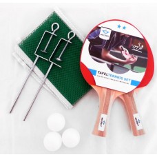 Tafeltennis-SET 2ster netposts/bats/ball Tafeltennis-SET 2ster netposts/bats/ball