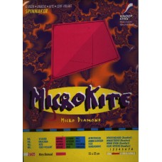 Vlieger MICROKITE Diamant nylon.25x25 cm - VE 6 Vlieger MICROKITE Diamant nylon.25x25 cm - VE 6