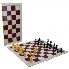 Schaakbord vouwb.47 mm. 43cm wit/bruin MDF 
* levertijd onbekend *