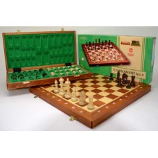 Schaakcasset.Tournam.4 Sapeli/essen 41x20cm
* Verwacht week 42 *