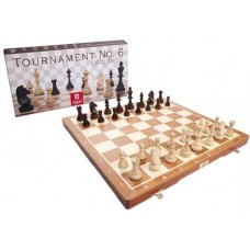 Schaakcasset.Tournam.6 Sapeli/essen.53x26cm