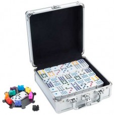 Domino Mexican-Train dubbel 12 Alu.koffer Domino Mexican-Train dubbel 12 Alu.koffer