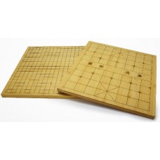 Xiang Qi Chinaschaak/Go bord bamb.47x44,5cm. Xiang Qi Chinaschaak/Go bord bamb.47x44,5cm.