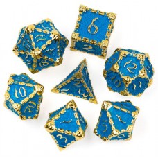 Dobbelstenenset Metaal Dolk Blauw Goud
* verwacht week 40 *