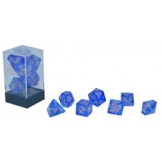 Dobbelst.Set CandyPaper Blauw brick Dobbelst.Set CandyPaper Blauw brick