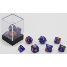 Dobbelstenen Stardust Blauw/Rood 7set
* levertijd onbekend *