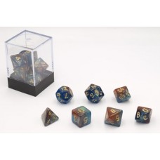 Dobbelstenen Stardust Blauw/Amber 7set
* levertijd onbekend *
