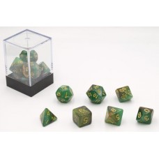 Dobbelstenen Stardust Groen/Amber 7set
* Levertijd onbekend *