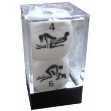 Dobbelstenen Kama Sutra 2 st.in ds 22 mm. Dobbelstenen Kama Sutra 2 st.in ds 22 mm.