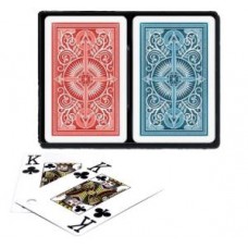 Pokerkaarten KEM 2-pack 100% Blauw/Rood Pokerkaarten KEM 2-pack 100% Blauw/Rood