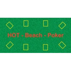 Poker Beach Badlaken groen 140x70 cm Poker Beach Badlaken groen 140x70 cm