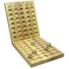 Bingo controlebord hout 75 bal v 778205
