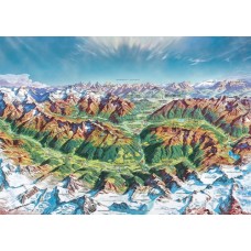 Puz.Alpine Mountain World 2000 Heye
